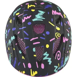 Alpina Ximo Flash 49-54 cm Kinder black/confetti matt
