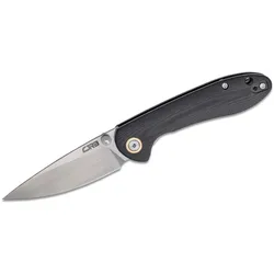 Feldspar G10(contoured & CNC pattern texture) D2 Black J1912S-BKC