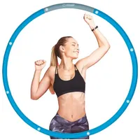 Fitleap Hula-Hoop-Reifen Hula-Hoop Reifen - Blau/Grau blau