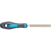 Pferd Diamant-Werkstattfeile flachstumpf 100mm D251 (mittel) für harte Werkstoffe