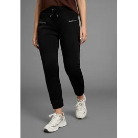 Bruno Banani Jerseyhose figurbetonte Passform schwarz 40