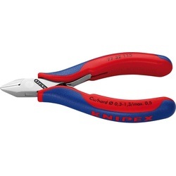 Knipex Elektronik-Seitenschneider 115mm spitzem Kopf mit kleinem fräser