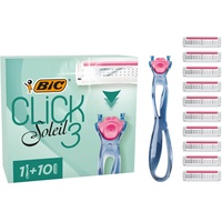 BIC Click 3 Soleil Sensitive Rasierer Damen, Nassrasierer mit