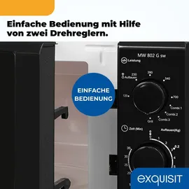 Exquisit MW 802 G schwarz