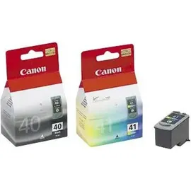 Canon PG-40 schwarz + CL-41 CMY