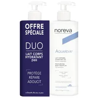 Noreva Aquareva 24H Moisturizing Body Cream 2 x 400ml