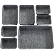 Wenko Schubladenorganizer 7-tlg. grau
