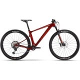 Ghost Mountainbike Lector SF LC Advanced, 12 Gang Shimano XT Schaltwerk, Kettenschaltung, für Damen und Herren, Kettenschaltung rot 44 cm