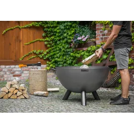 Cook King Feuerschale KONGO Ø 85 cm Schwarz