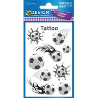 Avery Zweckform Klebetattoo Fussball, 9 Etiketten
