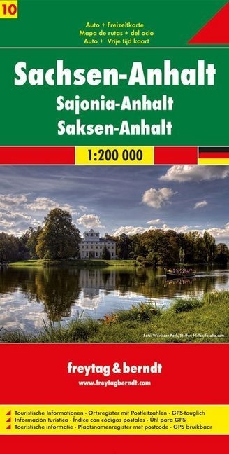 Serie Deutschland / Sachsen-Anhalt. Saxony-Anhalt / Saxe-Anhalt / Sassonia-Anhalt  Karte (im Sinne von Landkarte)