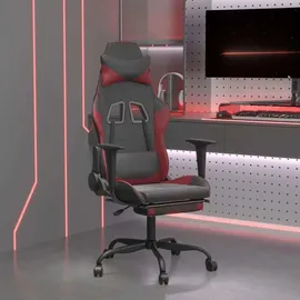 vidaXL Gaming-Stuhl Kunstleder Schwarz