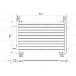 Kondensator Klimaanlage VALEO 814449