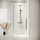 Badplaats Florida Walk-In-Dusche 100 x 200 cm Silber Sicherheitsglas