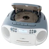 Reflexion RCR2260DAB DAB+, FM DAB AUX, CD, Kassette, USB Weiß, Blau