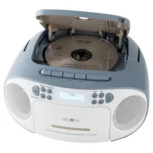 Reflexion RCR2260DAB DAB+, FM DAB AUX, CD, Kassette, USB Weiß, Blau