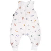Julius Zöllner Schlafoverall Jumper aus Jersey Baumwolle, Made in Germany, Little Dinos, 24-48 Monate / Gr. 92