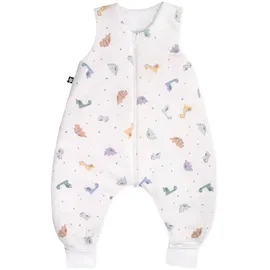 Julius Zöllner Schlafoverall Jumper aus Jersey Baumwolle, Made in Germany, Little Dinos, 24-48 Monate / Gr. 92