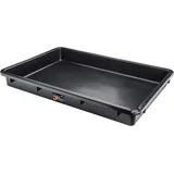 VIGOR Auffangwanne Kunststoff 80 x 52 x 10 cm schwarz/transparent