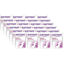 Kattovit Sensitive Huhn+Ente 24x85g-Beutel