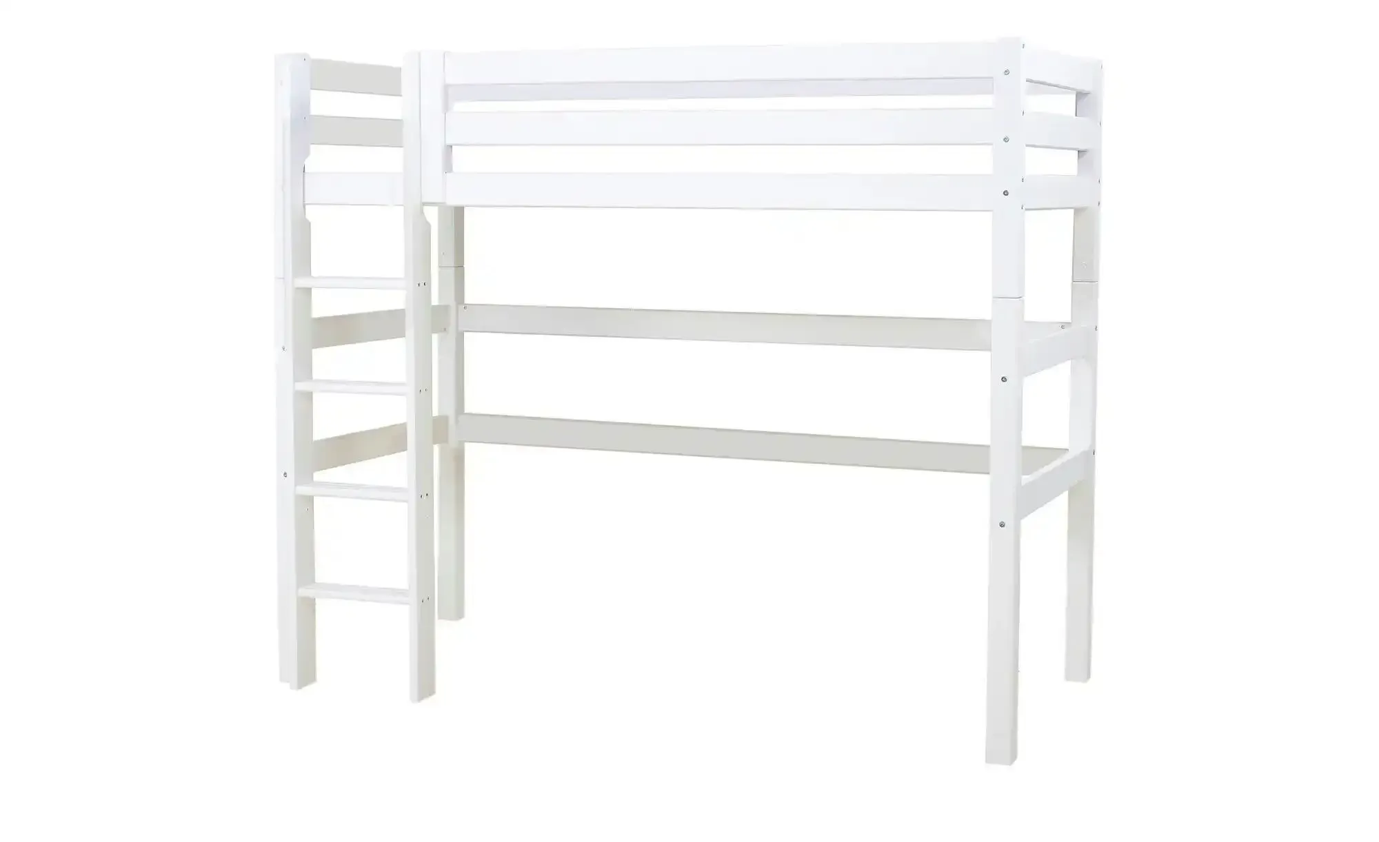 Hoppekids Hochbett  ECO Luxury , weiß , Maße (cm): B: 104 H: 177
