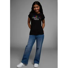 Kidsworld T-Shirt in schwarz | Gr.: 152/158