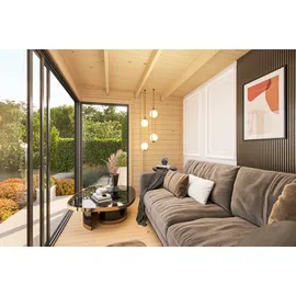 Lasita Maja Gartenhaus Austin 3 3,60 x 2,40 m Rot