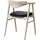 Hammel Furniture Holzstuhl Findahl by Hammel Tradition Leder beige
