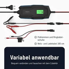 Ansmann BC 6-12V / 6 A 1001-0145 Kfz-Ladegerät, Werkstattladegerät, Batterieüberwachung, Kfz-Batterietester 6 V, 12 V 6 A