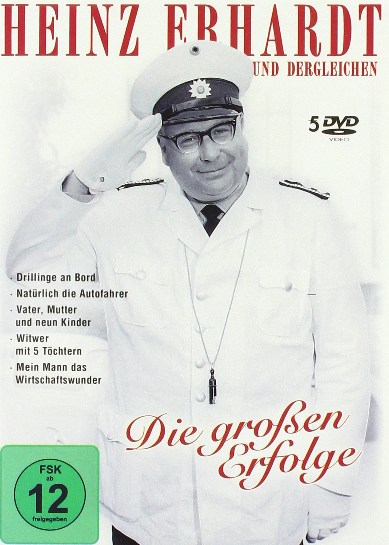 Heinz Erhardt - Die großen Erfolge (5er-Schuber) [5 DVDs] (Neu differenzbesteuert)