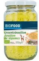 BIOFOOD Bouillon de légumes bio Aliment 250 g