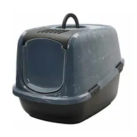 Savic Katzentoilette Nestor Jumbo Marble 66,5x48,5x46,5 cm Grau/Schwarz