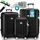 monzana Exopack Koffer-Set 3-tlg. schwarz/abs