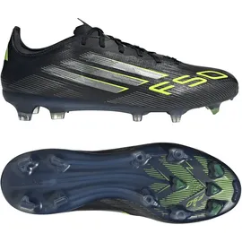 adidas F50 Pro Firm Ground Herren Core Black/Iron Metallic/Lucid Lemon 39 1/3
