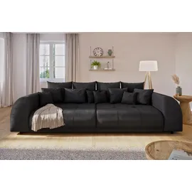s-style möbel BIGSOFA Levana 5 Sitzer Schwarz Cord-Stoff
