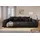 s-style möbel BIGSOFA Levana 5 Sitzer Schwarz Cord-Stoff