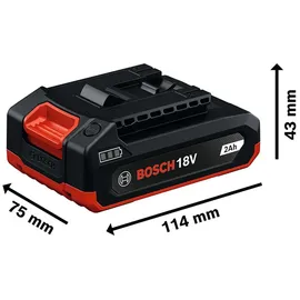 Bosch GBA18V-20 Akku 18,0 V 2 Stück