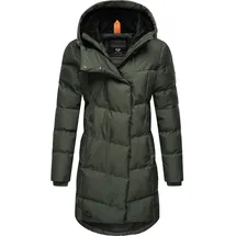 Ragwear Wintermantel "Pavla", Damen, Gr. XL (42), grün (grasgrün), Außenmaterial: 100% Polyester, Innenfutter: 100% Polyester, Wattierung: 100% Polyester, figurbetont ca.