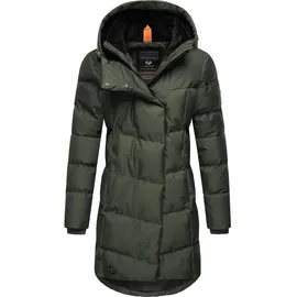 Ragwear Wintermantel "Pavla", Damen, Gr. XL (42), grün (grasgrün), Außenmaterial: 100% Polyester, Innenfutter: 100% Polyester, Wattierung: 100% Polyester, figurbetont ca.