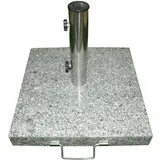 VCM Schirmständer Granit 40 x 40 cm Grau