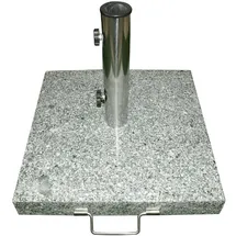 VCM Schirmständer Granit 40 x 40 cm Grau