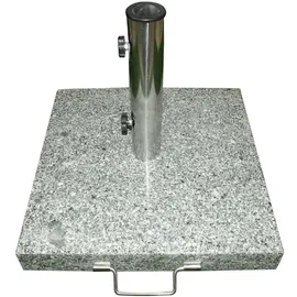VCM Schirmständer Granit 40 x 40 cm Grau