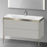 Duravit XViu Waschtisch mit Unterschrank, 2 Auszüge, XV4712OB107P,