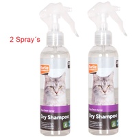 2 x Trockenshampoo, Shampoo Katze, Katzenpflege + Reinigung, Fellpflege 1033328