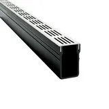 Entwässerungsrinne UD Pro 65 silber (L= 100 cm)