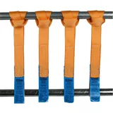 Trutzholm 4 Gurtschlaufen Doppelschlaufe Spanngurt für Motorrad Motorradspanngurt twisted ORANGE