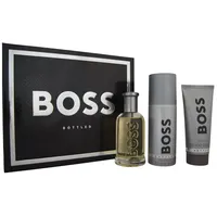 HUGO BOSS Bottled Eau de Toilette 100 ml + Shower Gel 100 ml + Deo Spray 150 ml Geschenkset