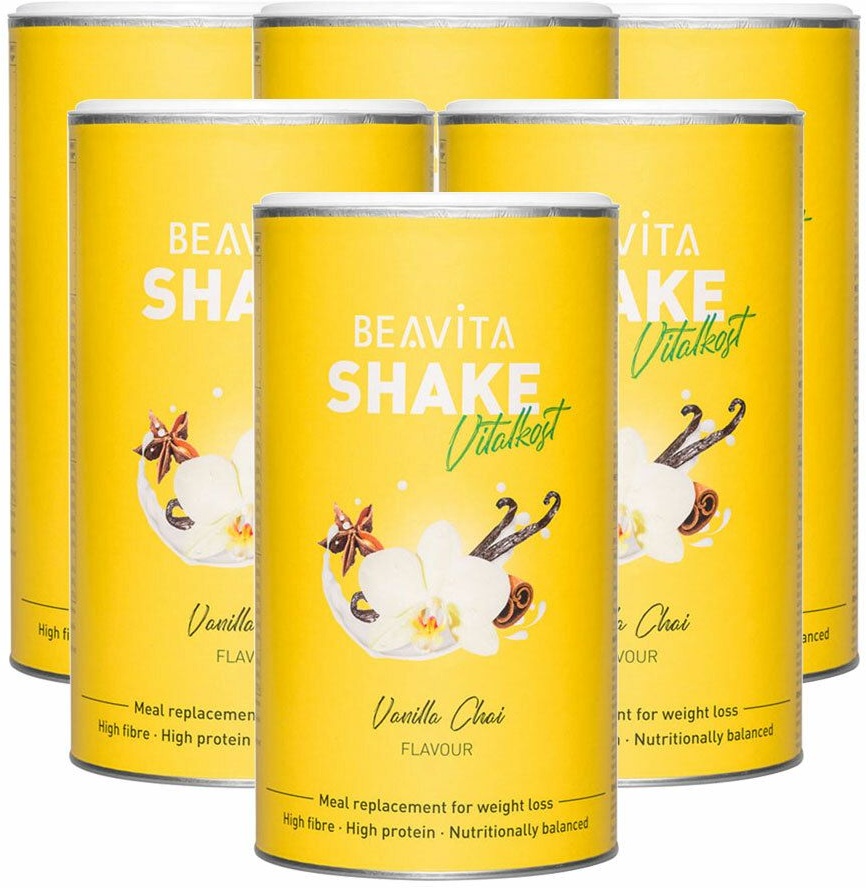 BEAVITA Shake minceur, Vanilla Chai 6x572 g Poudre
