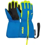 Reusch Kleinkinder Handschuhe Tom extra warm, wasserdicht, extra atmungsaktiv, blau/gelb