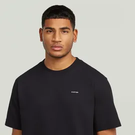 G-Star Regular T-Shirt mit Strukturmuster, Black, M